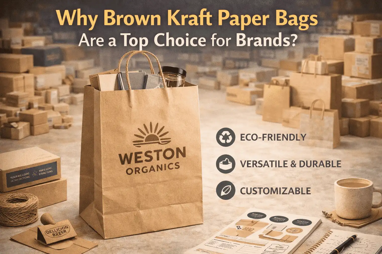 Why Brown Kraft Paper Bags Are a Top Choice for Brands?